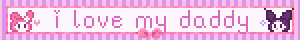 i love my daddy blinkie