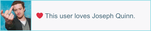 'this user loves joseph quinn' userbox