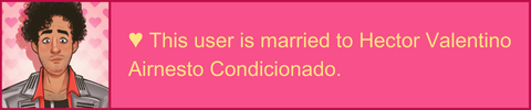 this user is married to hector