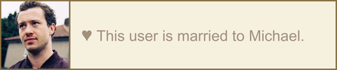 this user is married to michael